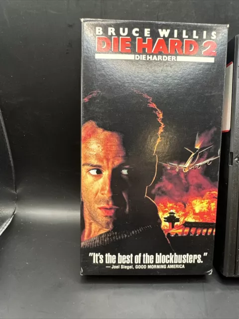 Vintage 1990 Die Hard 2 1990 Vhs Video Die Harder Bruce Willis Fox
