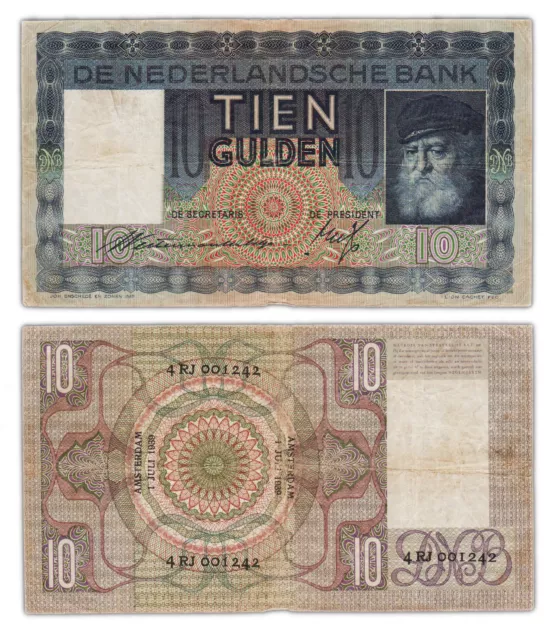 10 Gulden 1939 Pays Bas / Netherlands - P49