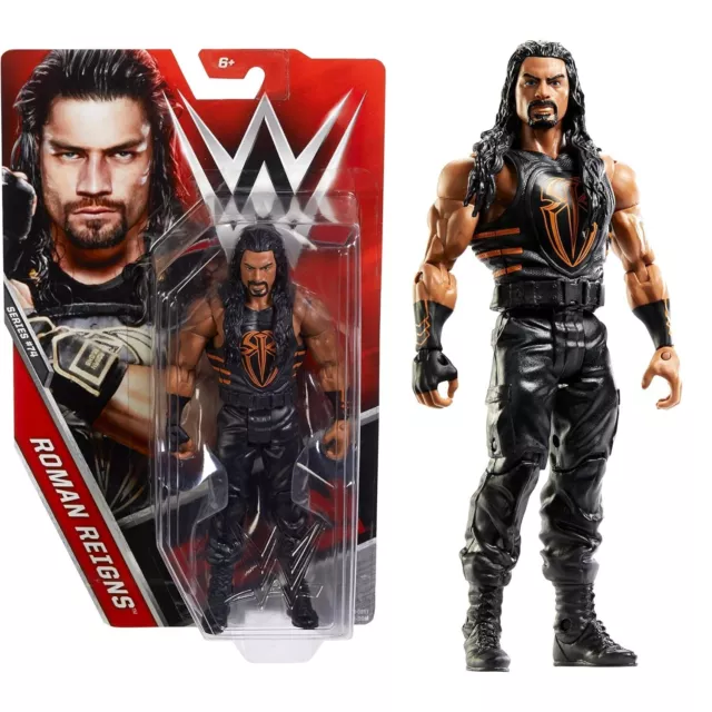 Mattel WWE Serie 74 Action Figure "Roman Reigns" Personaggio articolato 17 cm