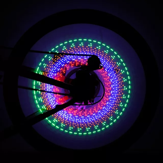 Éclairage de roue de bicyclette LED 32 modèles cyclisme vélo a parlé de lampe 3