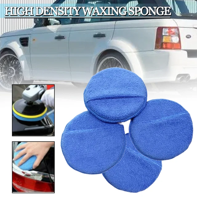 10 Stck. Auto Mikrofaser Polierpads Wachs Applikator Schaum Schwamm Reinigung q