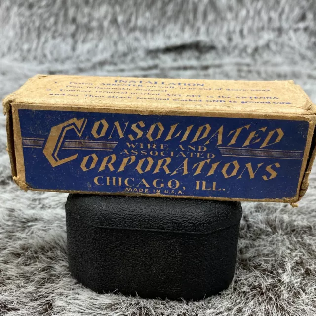 Consolidated Corporation Lighting Arrester 1610 Brown Ceramic New  Original Box