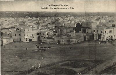 CPA ak rabat view of the city centre (23457) morocco
