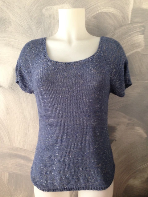 Pull Tunique Zara – Femme T. 38/40 – Mélange Noir, Jaune Et Beige