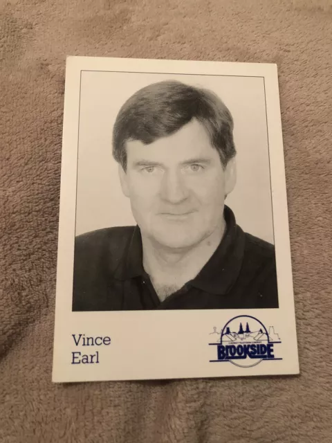 Vince Earl (Brookside) Unsigned Cast Card
