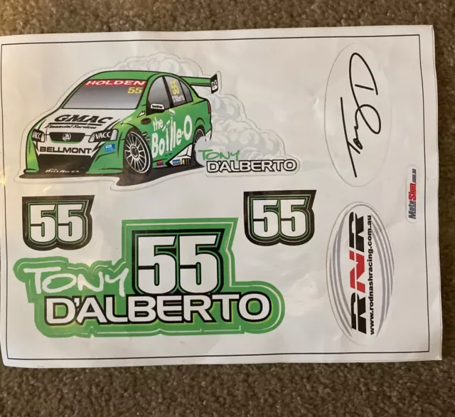 Holden Racing 55 - Tony D'Alberto The Bottle-O Stickers/Decal