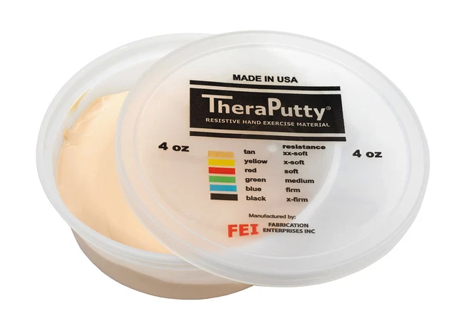 Cando Theraputty Standard Hand Exercise Putty - 4 oz - Tan - XX-Soft