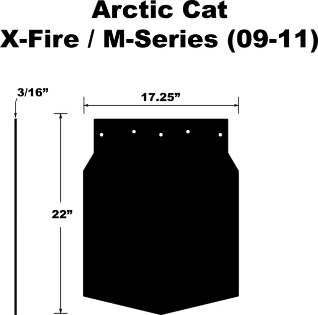 Proven Design Products Snow Flap SF209MSPB