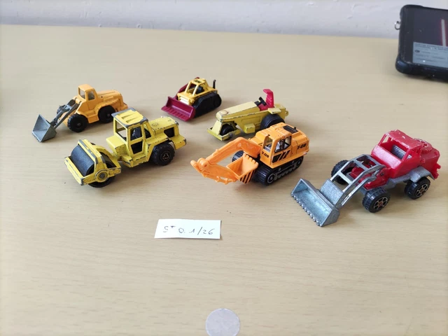Coffret Majorette Engins De Chantier 714 - Neuf Sous Blister - Collection Véhicules