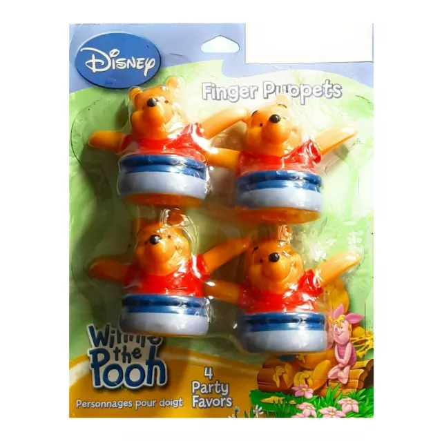 New In Package Disney Winnie The Pooh Set Of 4 Finger Puppets