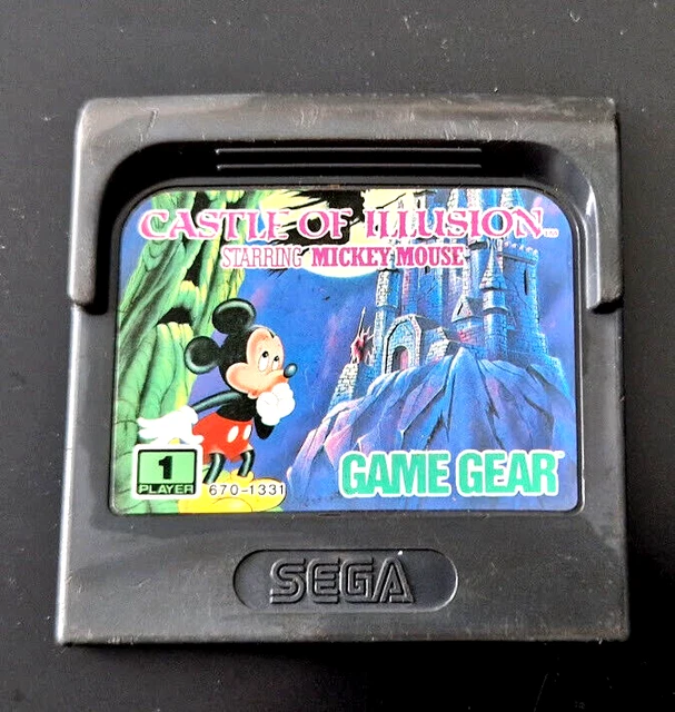 Jeu Sega Game Gear " Castle Of Illusion " Avec Boitier, En Francais Tbe !!