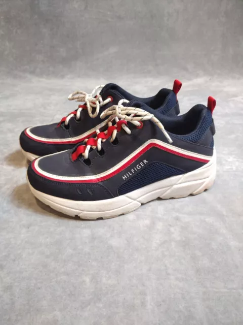 Tommy Hilfiger, Size 8M, Essi, Athletic, Sneaker, Shoes, Red-White-Blue, Momcore