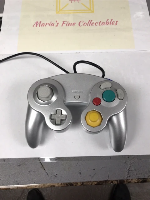 Official Nintendo Silver Gamecube Controller OEM Working