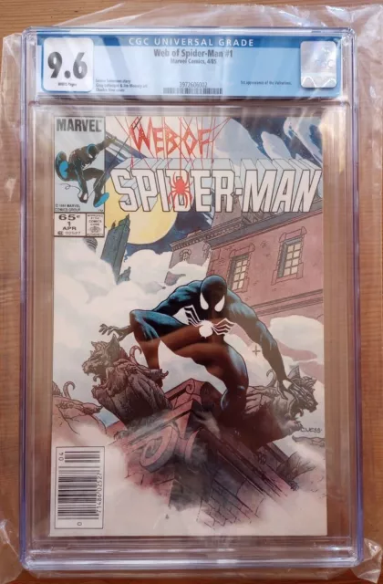 Web Of Spider-Man 1 news stand CGC 9.6