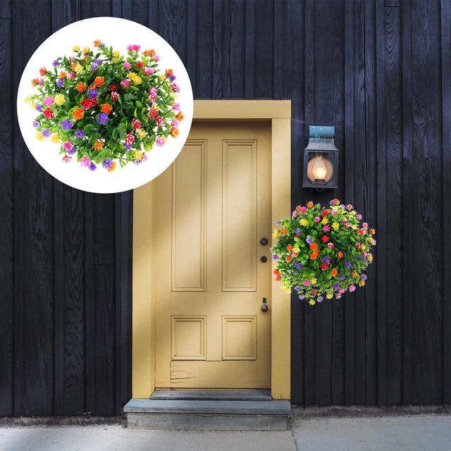 Hängender Kranz Imitation Gypsophila Blumenkranz Dekor für Partyhochzeit
