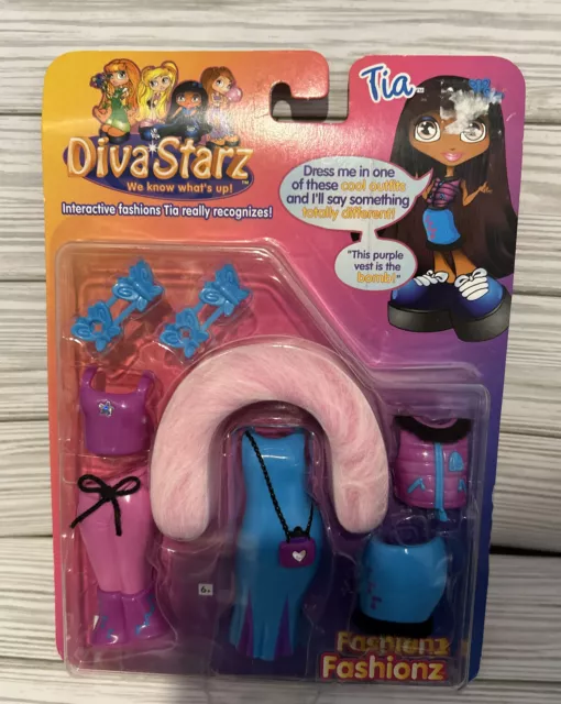 Vintage Mattel 2000 Diva Starz Tia Fashionz Outfit Pack Sealed New Old Stock