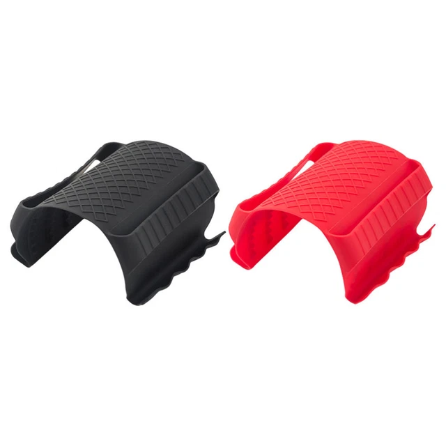 2 piezas guantes resistentes al calor de gel de sílice cortador de mandolina