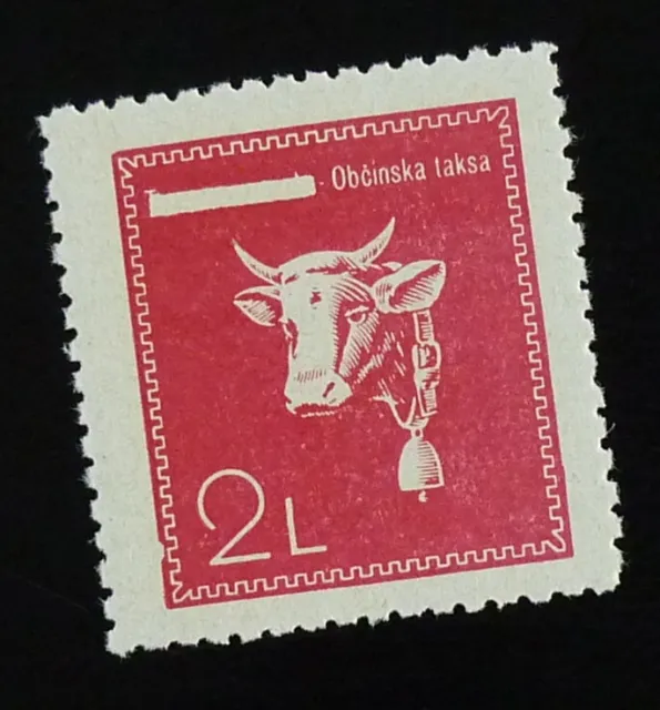 Slovenia c1942 Italy WWII Ovp Yugoslavia District Livestock Revenue MNH Stamp 4
