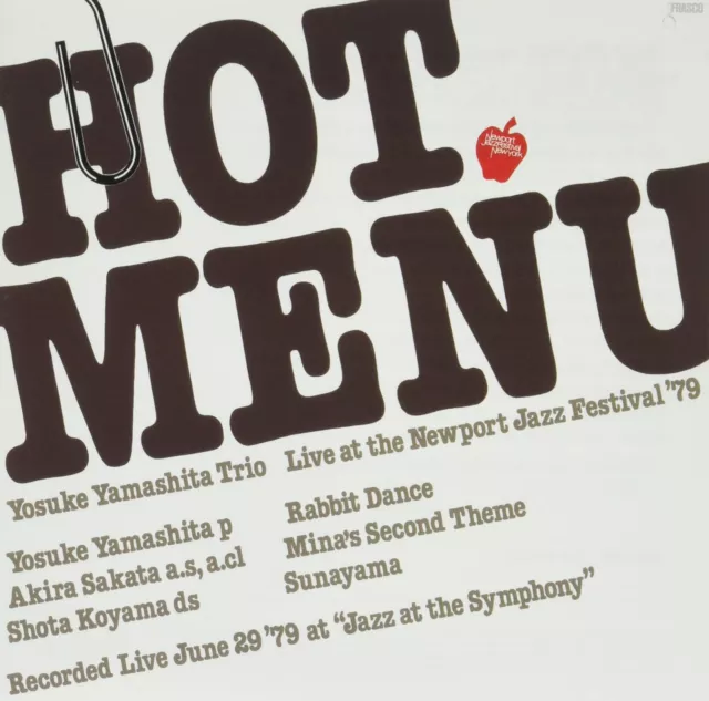 Yosuke Yamashita Hot Menu - Live At New Port '79 (CD) (US IMPORT)