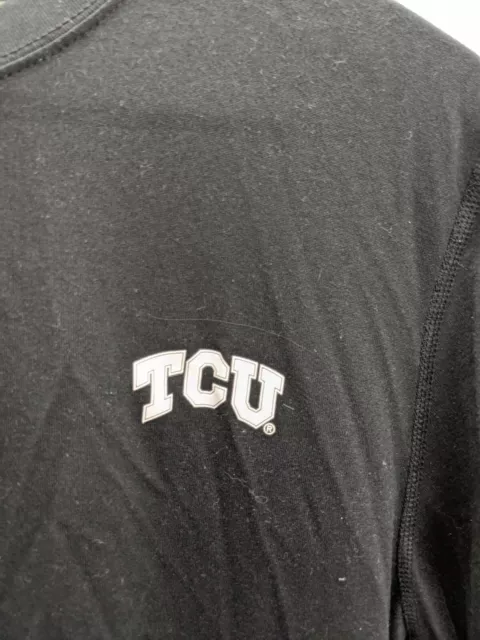 TCU Nike Dri Fit CHEMISE ATHLETIC TAILLE EDIUM noire Texas Christian University 3