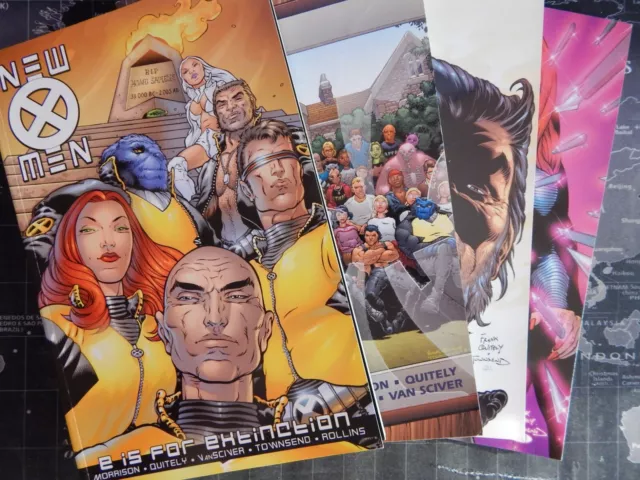 Marvel Comics New X-Men Morrison Quitely TPB lot vols. 1-4