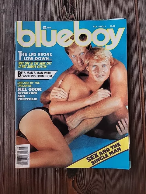 Vintage Blueboy Vol 9 No. 5, May 1985 Like Playgirl Used, Good