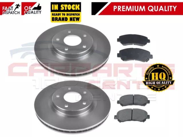 For Nissan Qashqai J10 Xtrail X-Trail T31 07-13 Front Brake Disc Discs Pad Pads