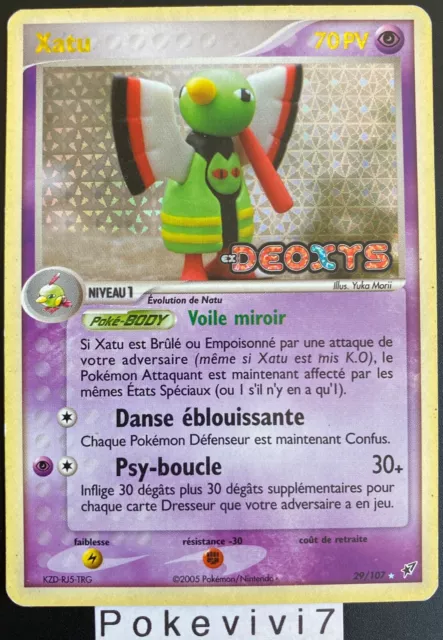 Carte Pokemon XATU 29/107 Rare REVERSE Bloc EX Deoxys FR
