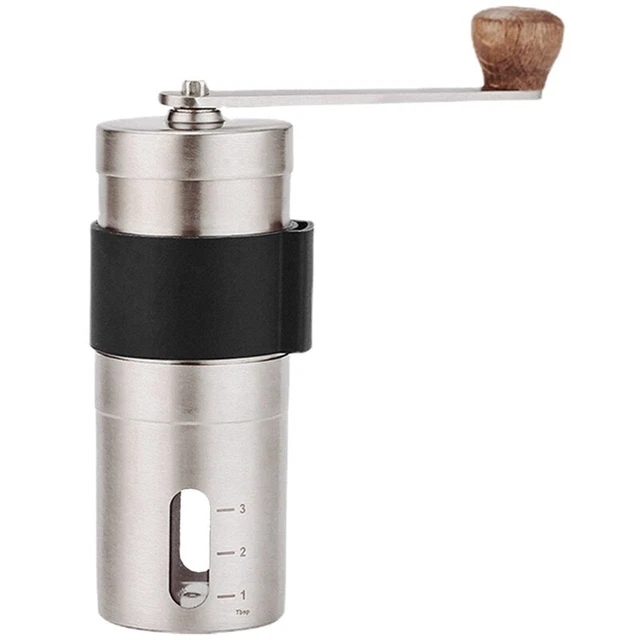 Moulin à Café Manuel Portable Culinavog - Broyeur Céramique Réglable, Idéal Bureau, Voyage, Camping
