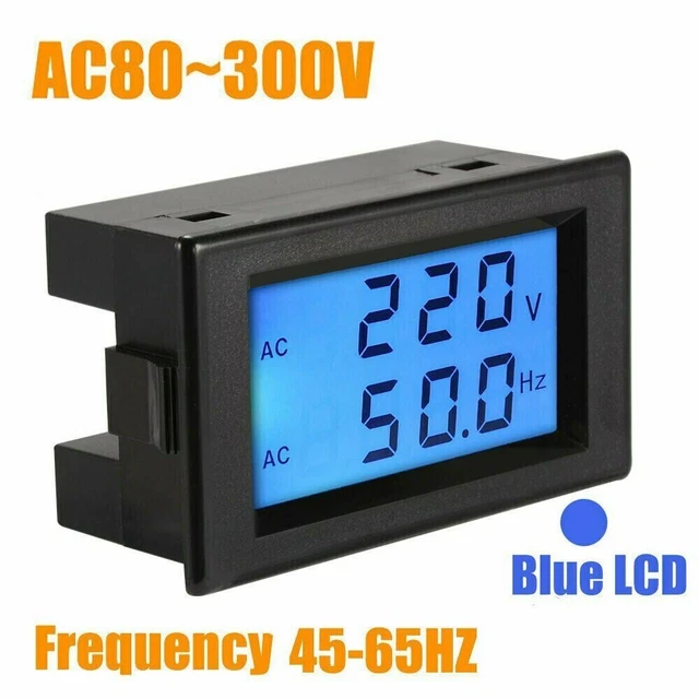 Prova Frequenza Misuratore Voltaggio Volt Amperometro Rilevatori LCD Metri
