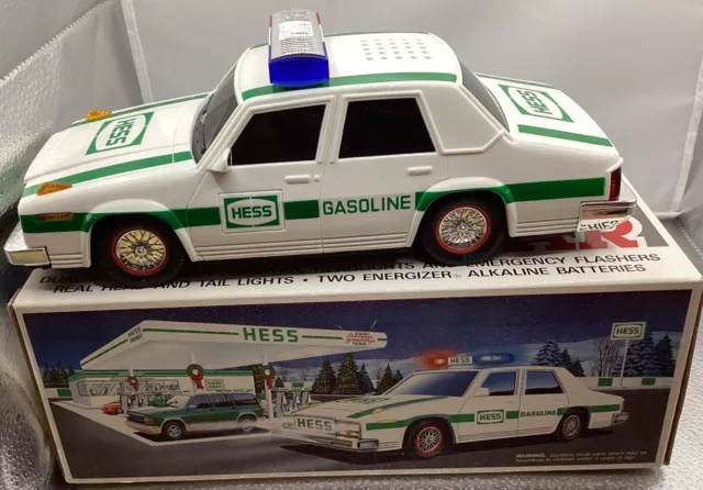 1993 Hess Truck PATROL CAR  New in the Original Box  Vintage Hess Collectable