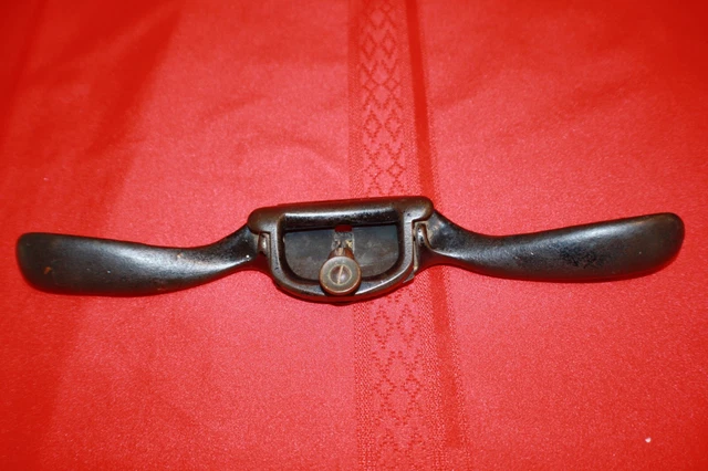 1858 BAILEY PATENT STANLEY No. 53 ADJUSTABLE SPOKE SHAVE-ANTIQUE HAND TOOL-PLANE