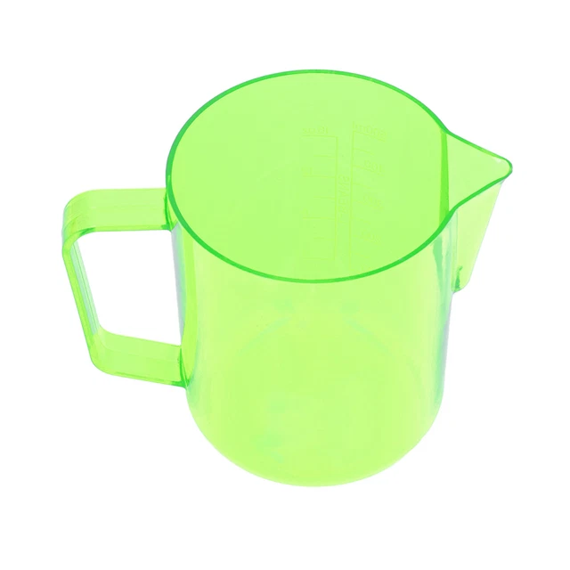 Green 600ml Milk Frothing Pitcher Acrylic Cup Coffee Steaming Pitchers Latte GL