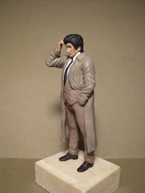 FIGURINE 1/18 COLUMBO ET CHIEN VROOM FOR SOLIDO WELLY