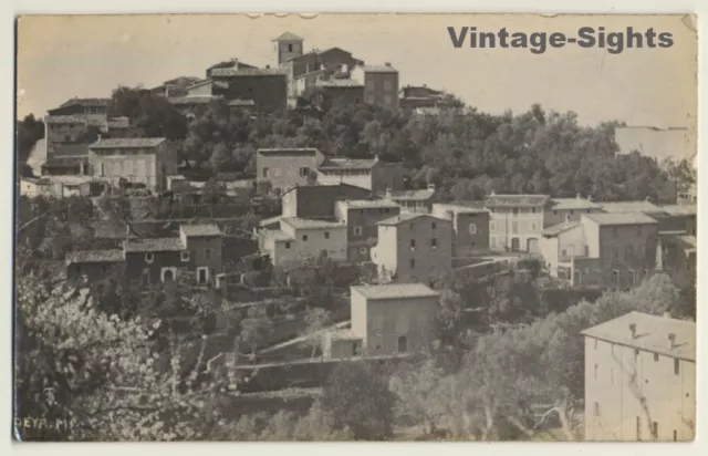 Deià / Mallorca: View Over Town (Vintage RPPC ~1930s1940s)