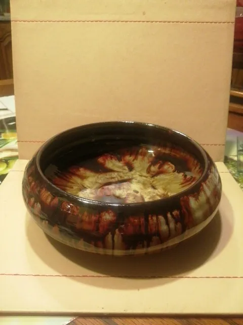 Cliff Pottery, Youghal, Ireland: fine hand-made art-pottery ceramic lava bowl