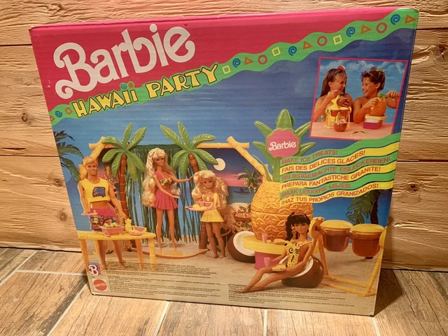 Barbie hawaiian ice sales party
