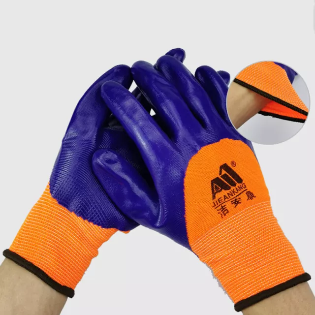 Rubber Latex Thickened Rubber Dipping Anti-cut, Anti-slip And Oil-proof Gloves