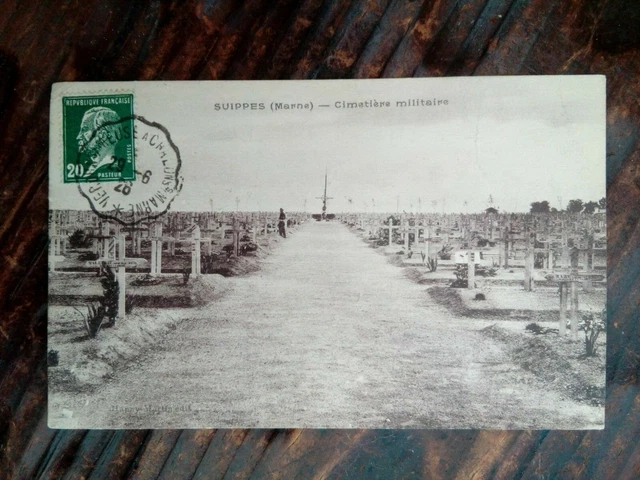 Cpa 51 Suippes Marne Cimetière Militaire