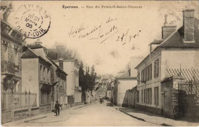 CPA AK Epernon Rue du Prieure Saint-Thomas FRANCE (1179452)