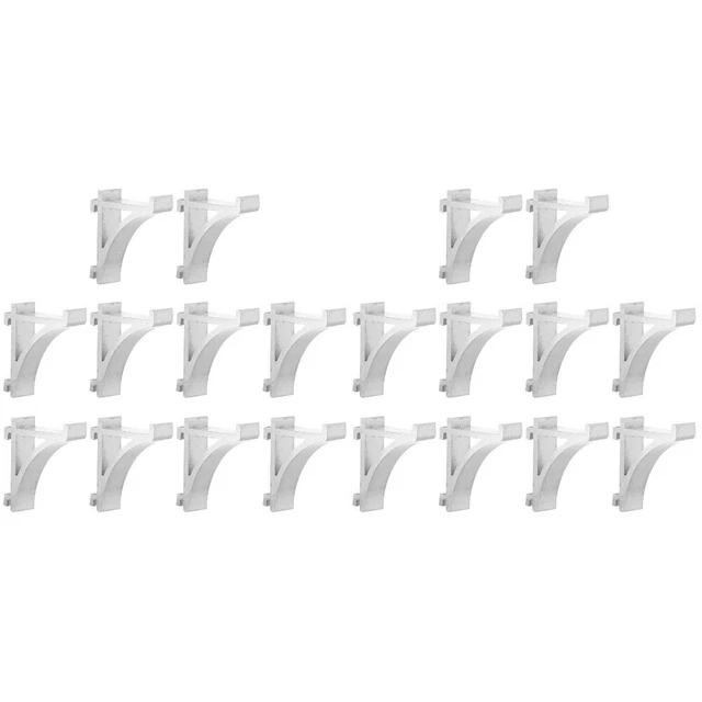 20 Pcs Freezer Clamp Support Buttons Stainless Steel Shelf Accessories