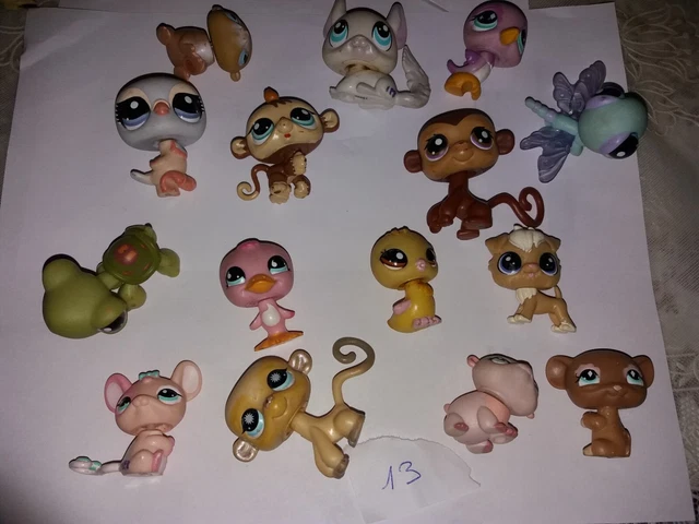 Lot de 15 figurines Petshop
