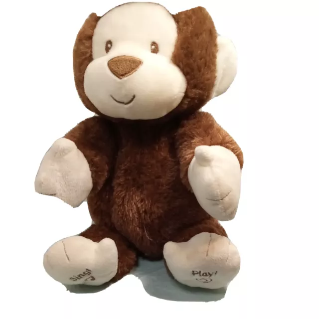 Gund Baby Sing And Play Clappy Monkey, Works