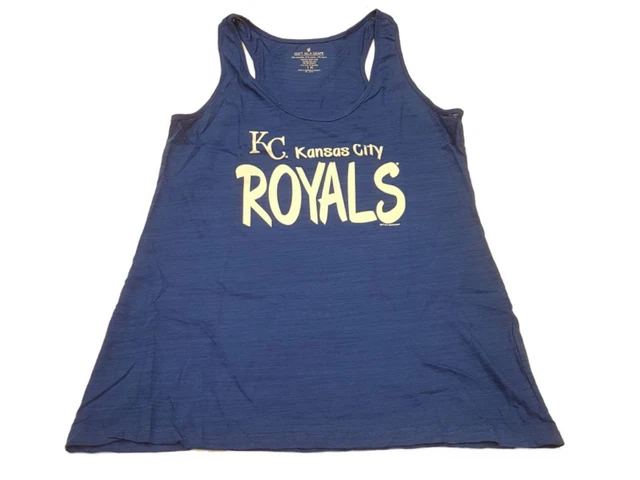 Kansas City Royals Saag Femme Bleu Grande Taille Racerback Débardeur Tshirt (XL)