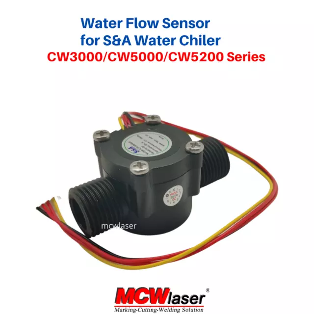 Water Flow Sensor For S&A Industrial Water Chiller CW-3000 CW-5000 CW-5200