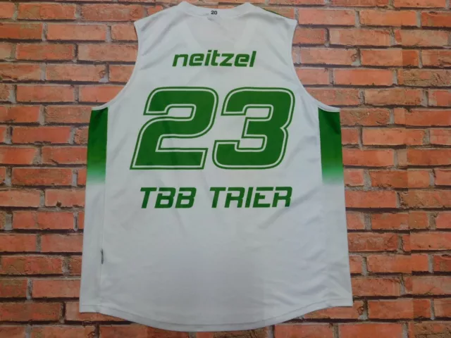 Trikot Maillot Trikot Trägerhemd Sport Basketball Tbb Trier Neitzel 23 Größe L