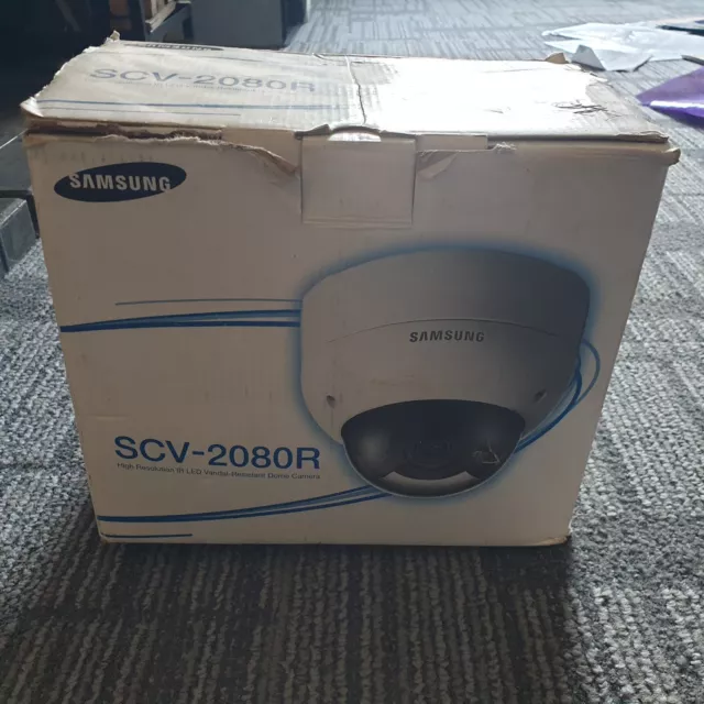 Samsung Techwin 1080p Analog HD Vandal-res Weatherproof IR Dome CCTV Camera -...