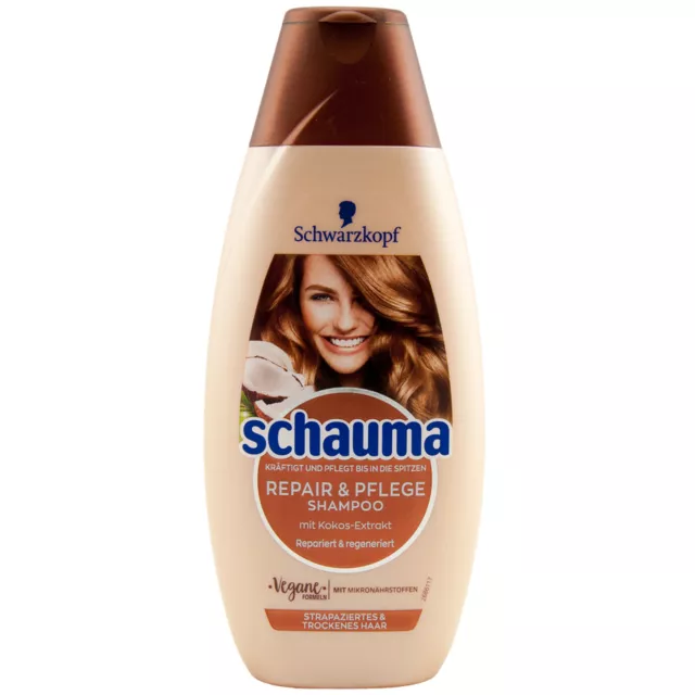 Schauma Champú Repair & Cuidado 1 X 400ml - Dañados / Seco Pelo