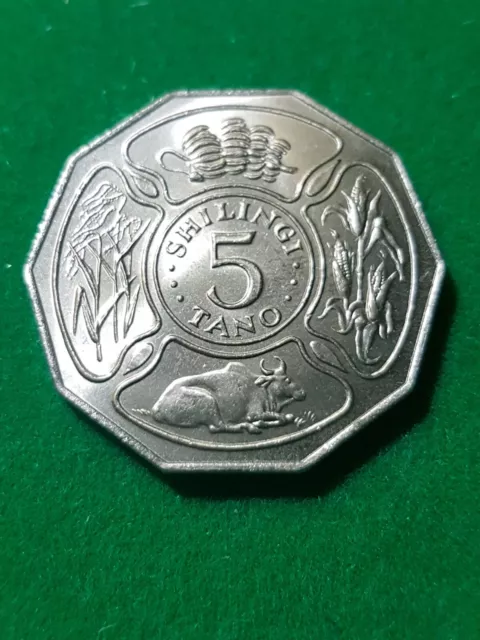TANZANIA 5 Shilingi  1971  Nickel