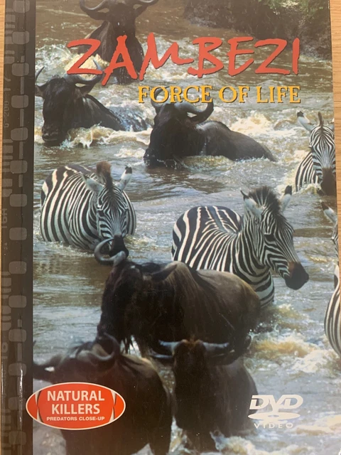 NATURAL KILLERS: Zambezi Force Of Life DVD + Book #17 Exc Cond!